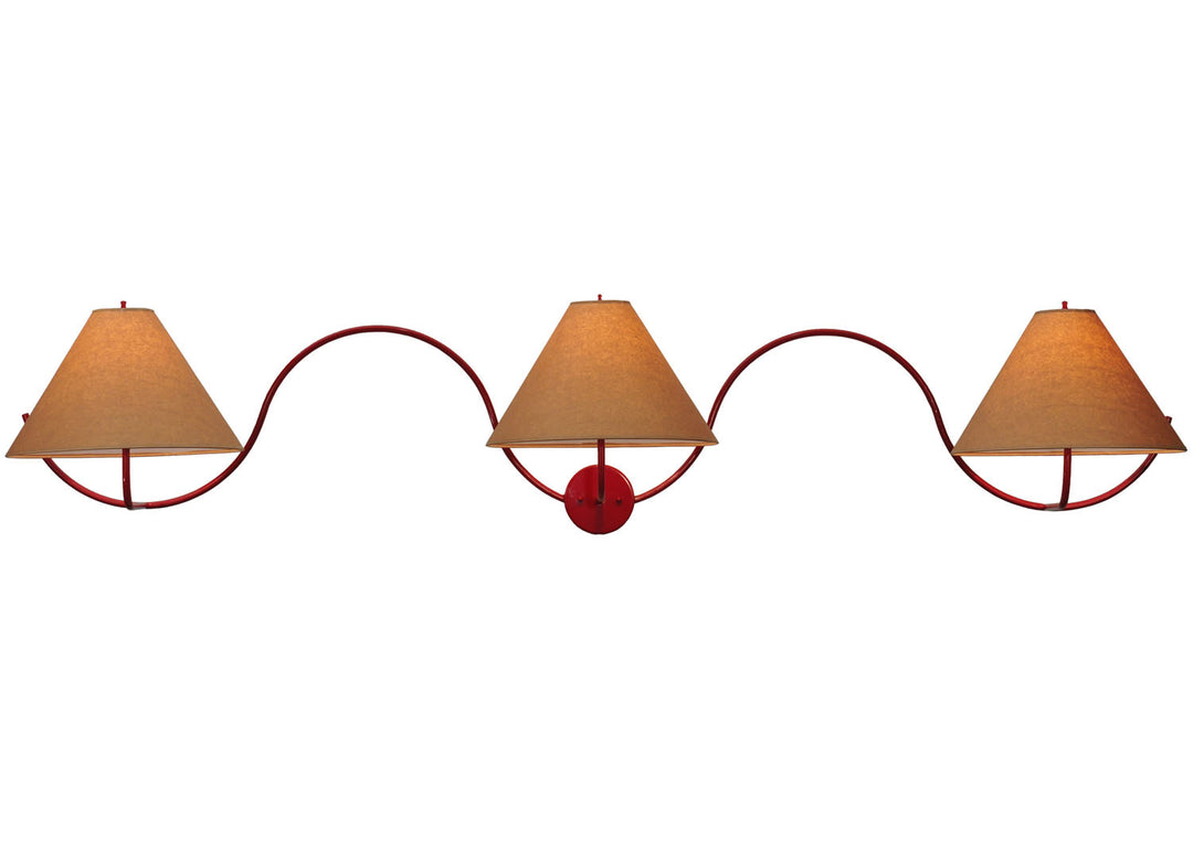 Meyda Tiffany Soundwave 114546 Wall Light - Red Ruby