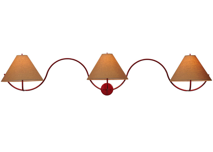 Meyda Tiffany Soundwave 114546 Wall Light - Red Ruby