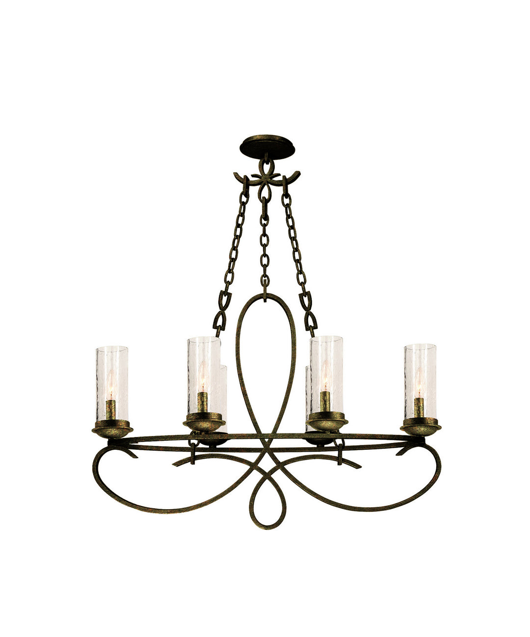 Kalco Grayson 2673HB/1100 Chandelier Light - Heirloom Bronze