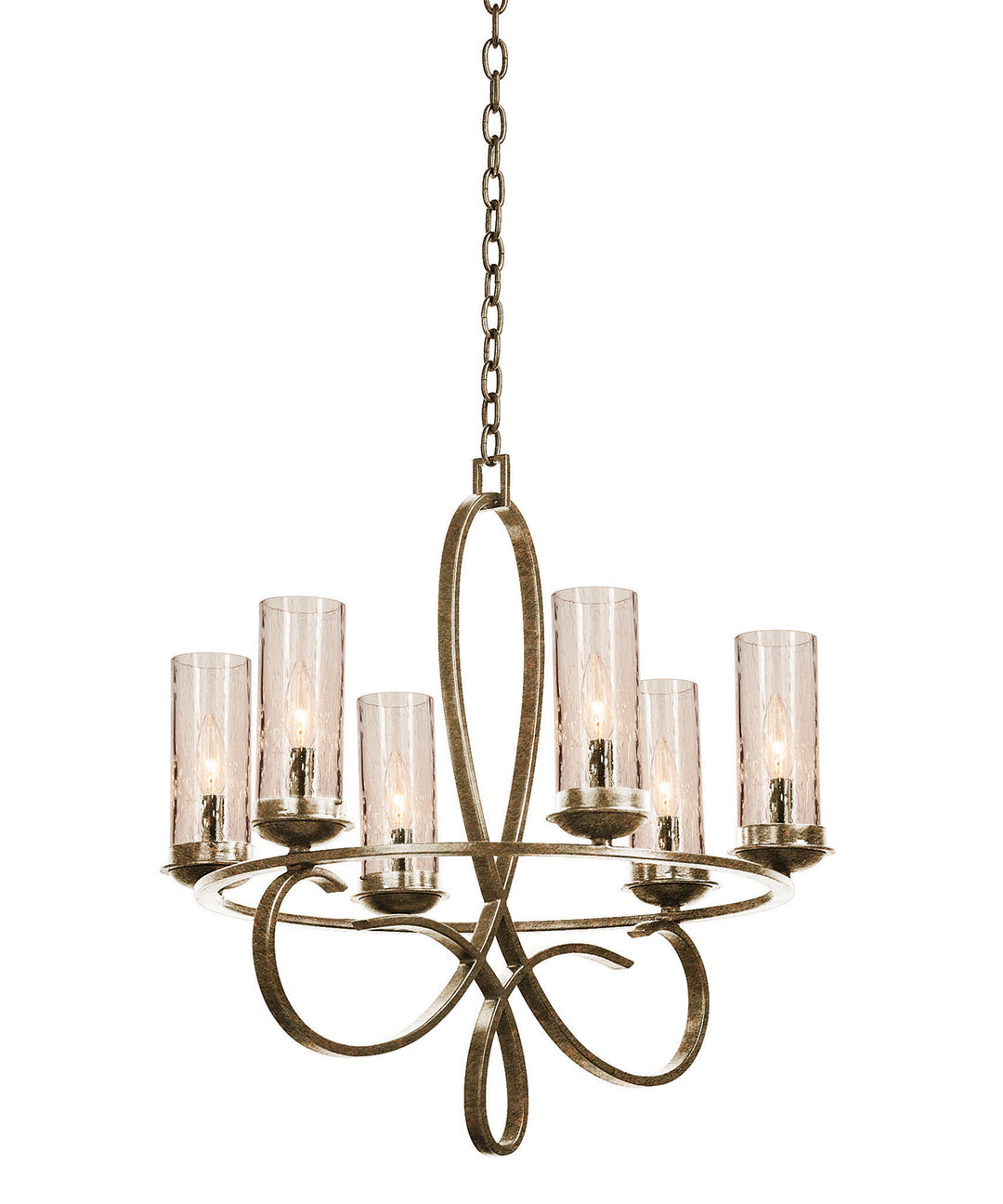 Kalco Grayson 2674HB/1100 Chandelier Light - Heirloom Bronze