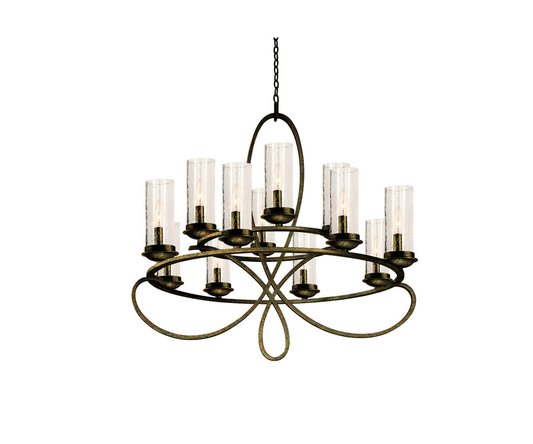 Kalco Grayson 2675HB/1100 Chandelier Light - Heirloom Bronze