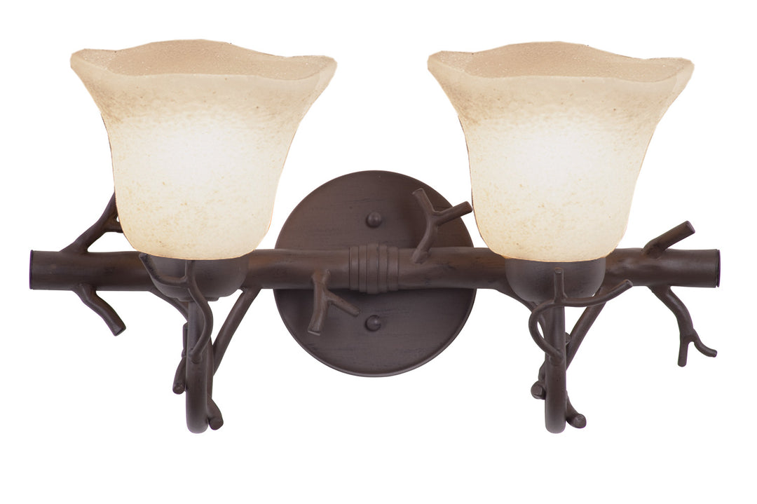 Kalco Vine 3522BA/1255 Bath Vanity Light 18 in. wide - Bark