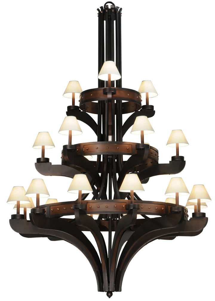 Meyda Tiffany Castilla 122634 Chandelier Light - Custom,Mahogany Bronze