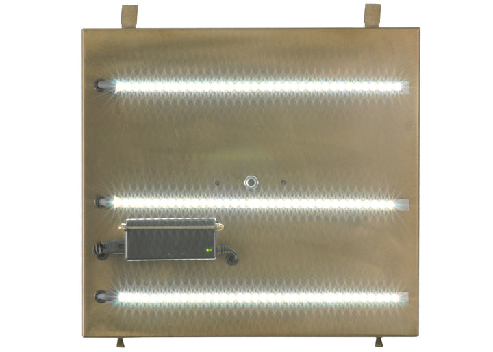 Meyda Tiffany Lighting 122648 Seneca Led Backplate Utility Light Copper/Antique/Verde