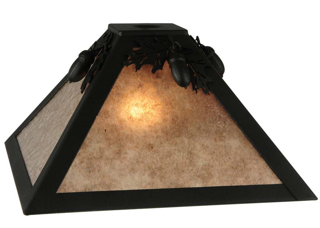 Meyda Tiffany Lighting 122863 Oak Leaf & Acorn Shade Lamp Shade Black