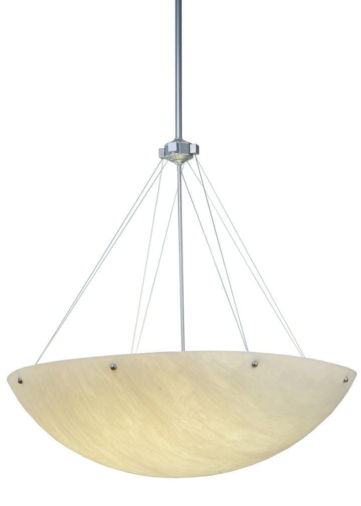 Meyda Tiffany Cypola 123137 Pendant Light - Custom, Brushed Nickel