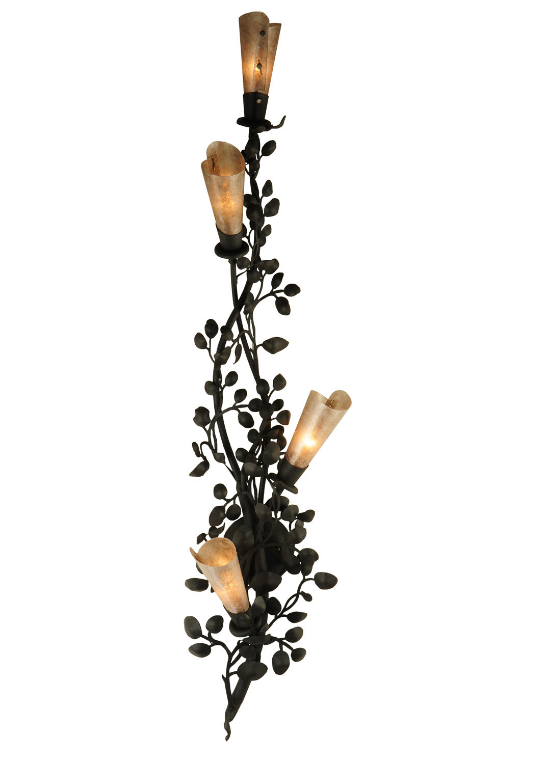 Meyda Tiffany Vinca Vine 123229 Wall Light - Custom,Wrought Iron