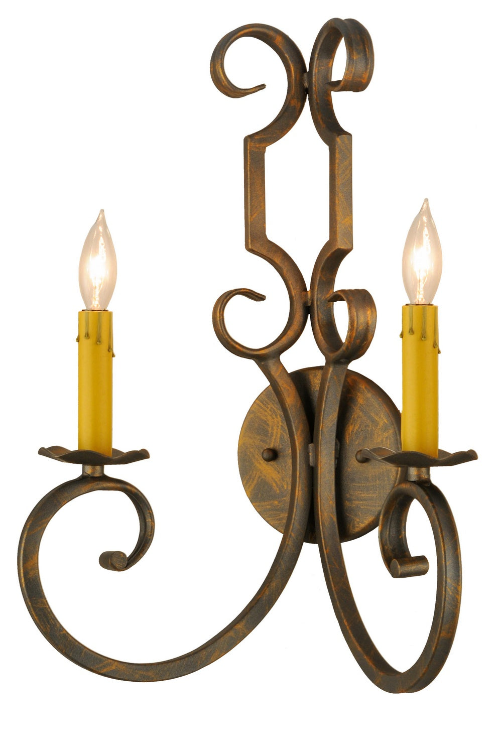 Meyda Tiffany Carlo 117559 Wall Light - French Bronzed