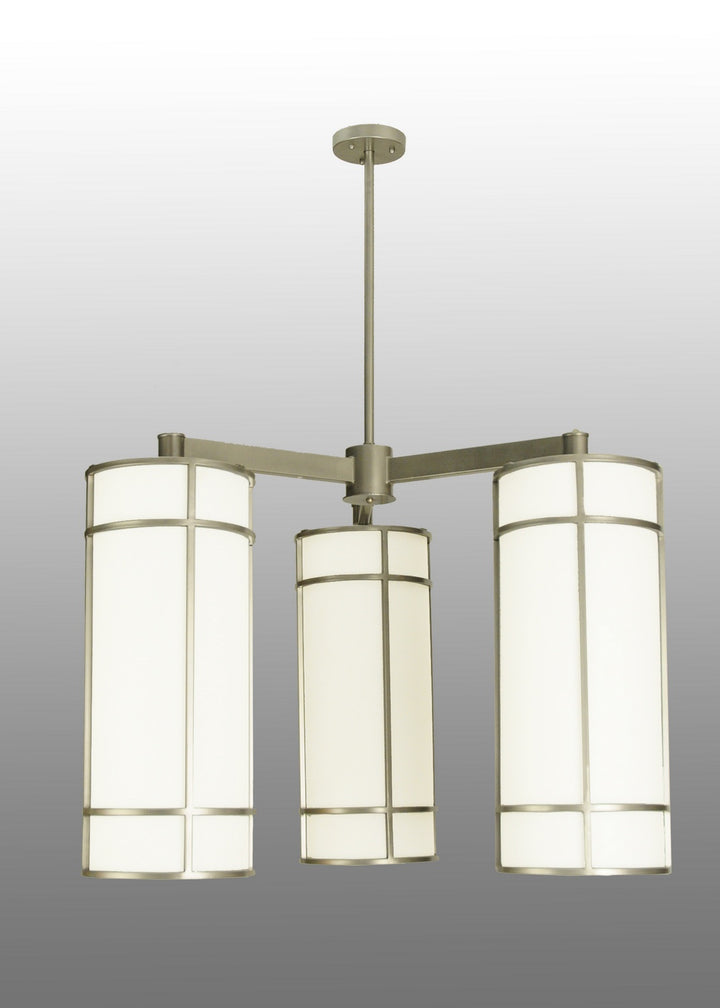 Meyda Tiffany Cilindro 117579 Chandelier Light - Polished Nickel