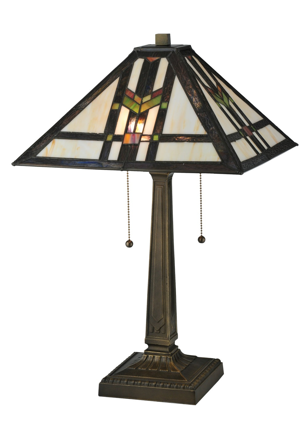 Meyda Tiffany Lighting 119641 Prairie Wheat Table Lamp Lamp Bronze / Dark