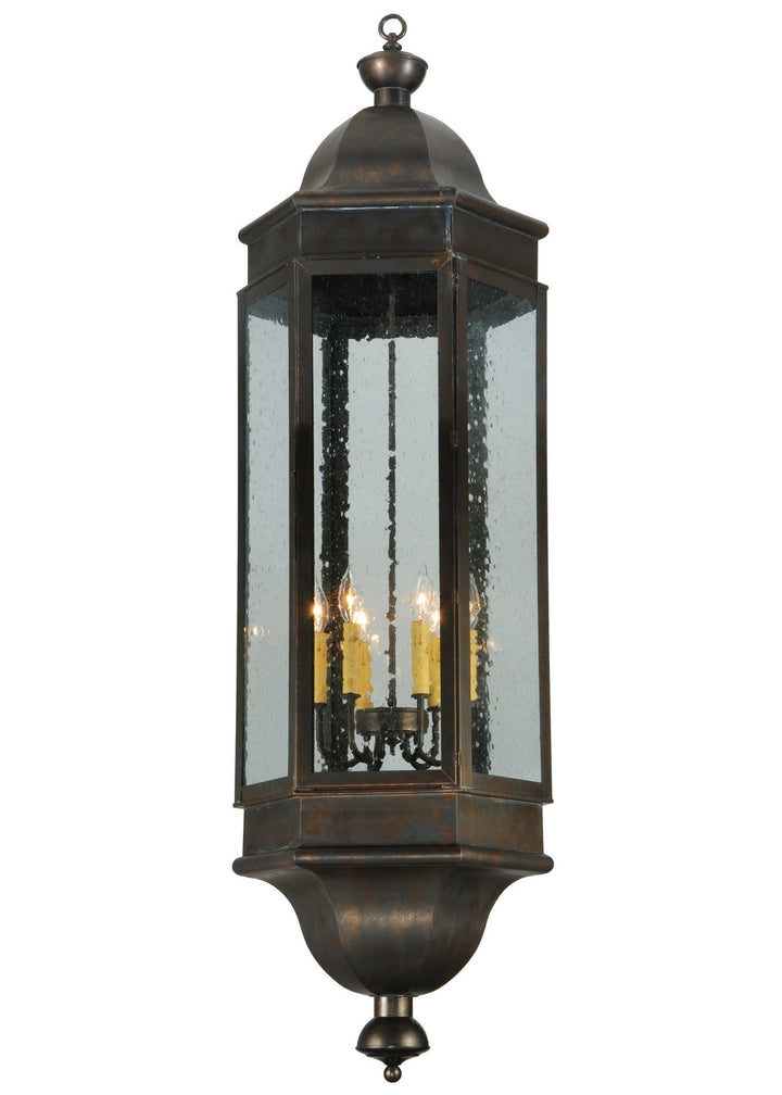 Meyda Tiffany Lighting 119849 Gascony Six Light Pendant Outdoor Bronze / Dark