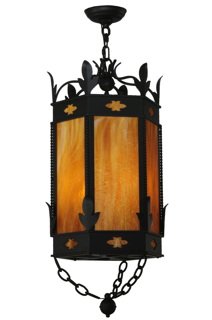 Meyda Tiffany Valhalla 120285 Pendant Light - Blackwash/Ha