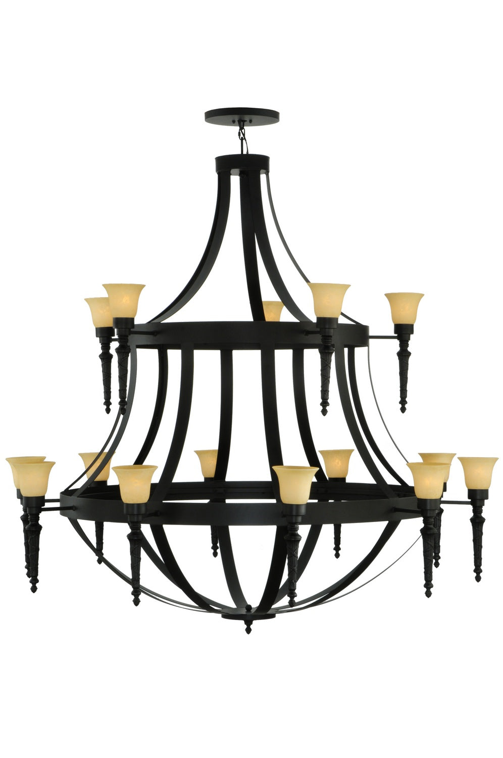 Meyda Tiffany Pontoise 120632 Chandelier Light - Custom,Wrought Iron