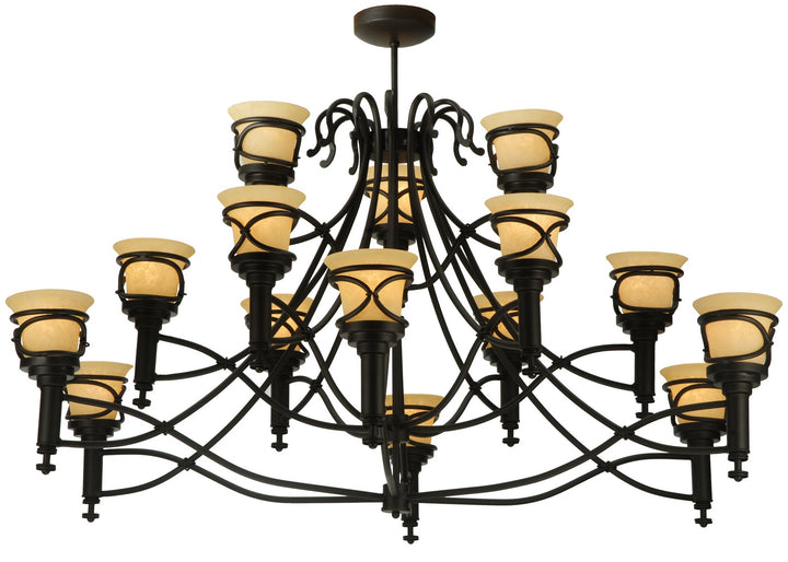 Meyda Tiffany Aspen 120749 Chandelier Light - Oil Rubbed Bronze