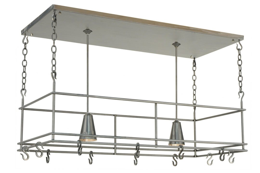 Meyda Tiffany Spartan 121711 Pendant Light - Steel, Stainless Steel