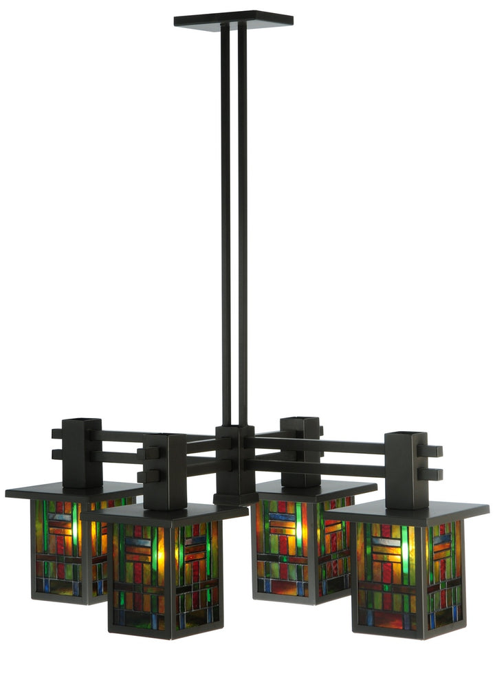 Meyda Tiffany Hausman 121739 Chandelier Light - Timeless Bronze