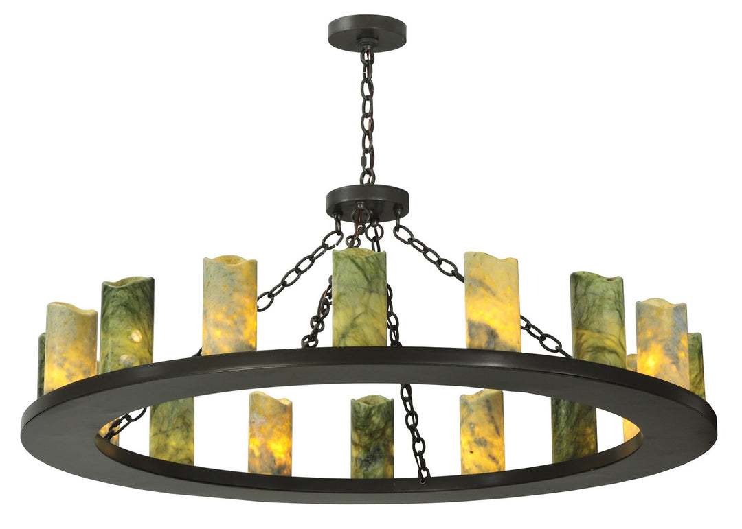 Meyda Tiffany Loxley 121882 Chandelier Light - Timeless Bronze