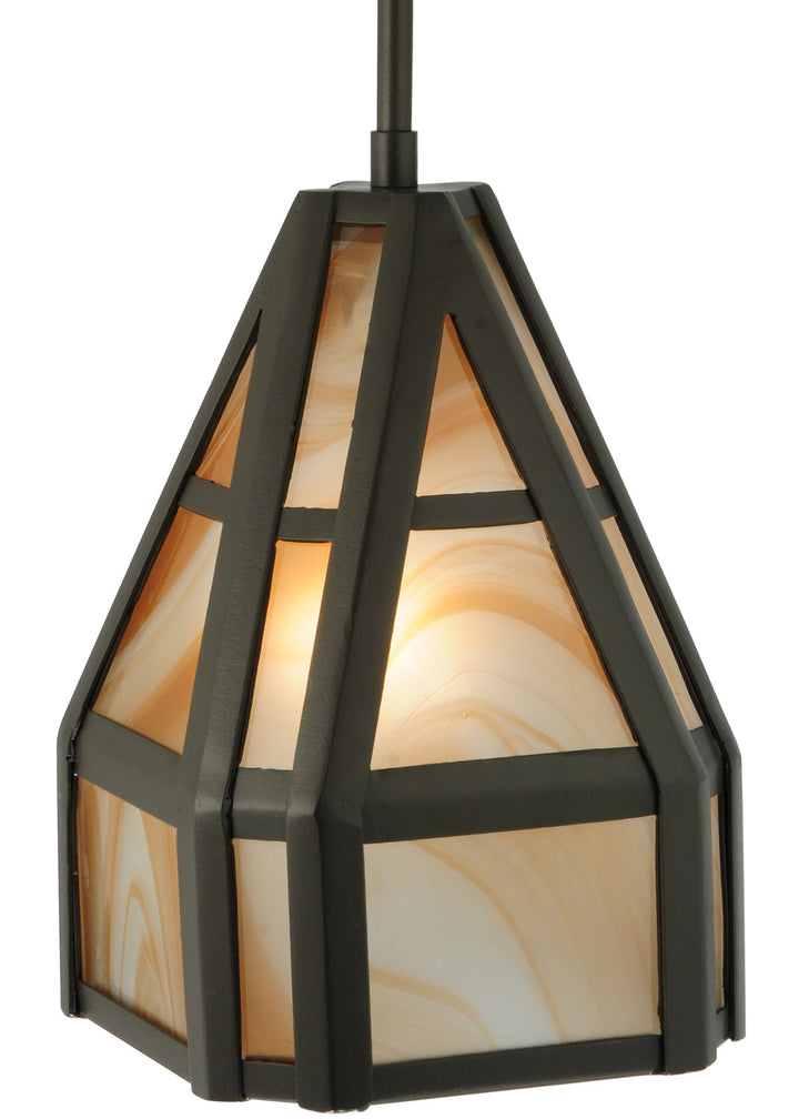 Meyda Tiffany Geometric 123897 Pendant Light - Timeless Bronze