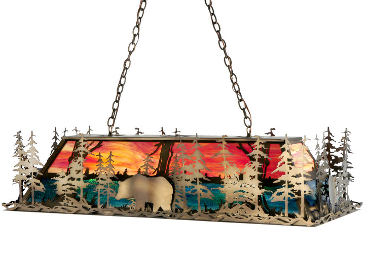 Meyda Tiffany Bear Through The Trees 124021 Pendant Light - Antique Copper