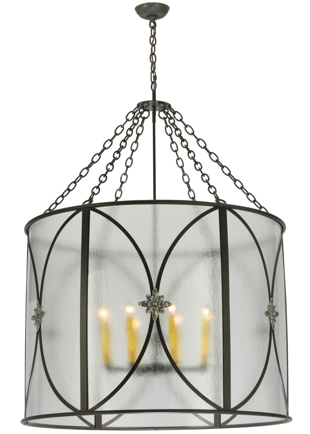 Meyda Tiffany Penelope 124405 Pendant Light - Nickel, Timeless Bronze