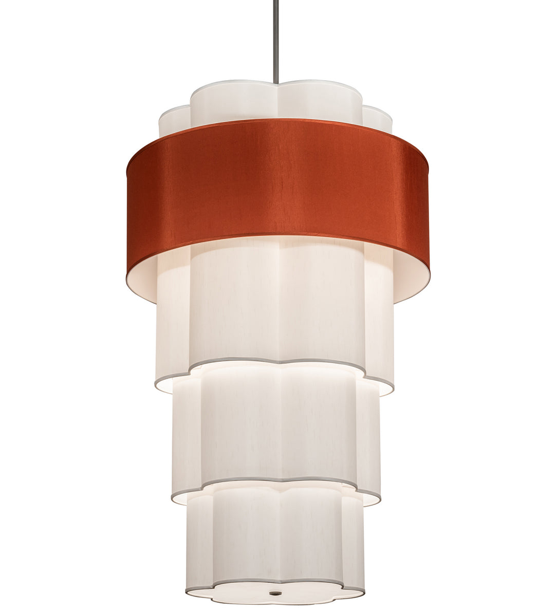 Meyda Tiffany Cilindro 124490 Pendant Light - Nickel, Copper