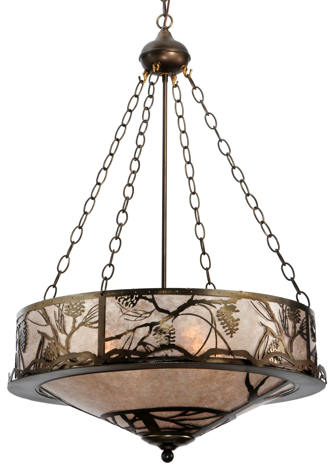 Meyda Tiffany Whispering Pines 124801 Pendant Light - Antique Copper