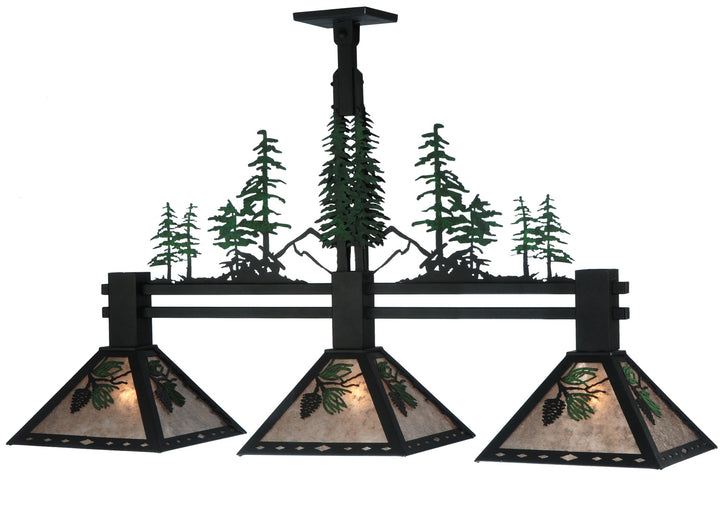 Meyda Tiffany Winter Pine 124867 Pendant Light - Oil Rubbed Bronze