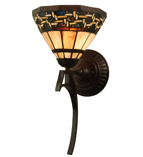 Meyda Tiffany Ilona 125109 Wall Light - Mahogany Bronze