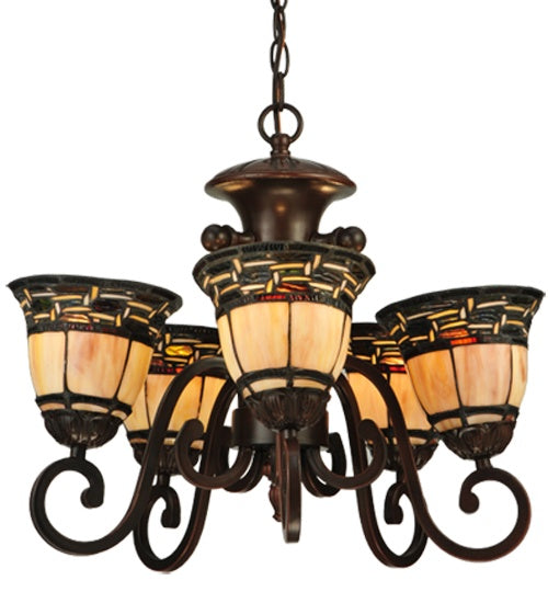 Meyda Tiffany Ilona 125117 Chandelier Light - Copper
