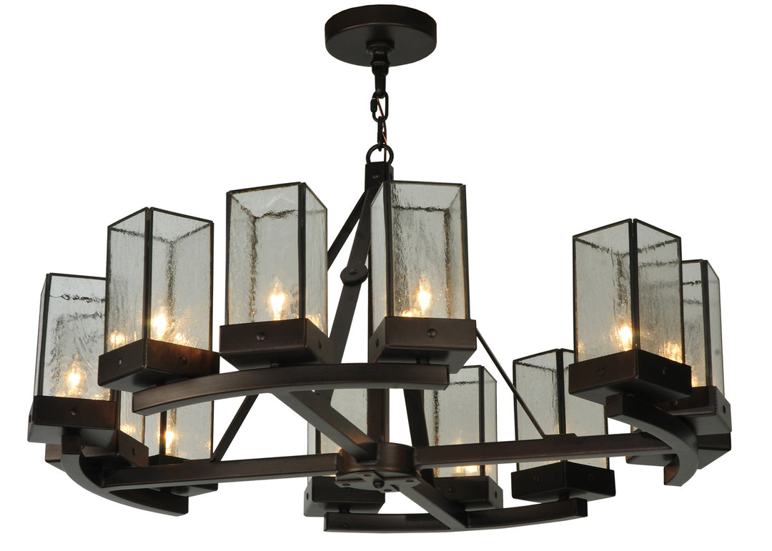 Meyda Tiffany Parker Henry 125269 Chandelier Light - Mahogany Bronze