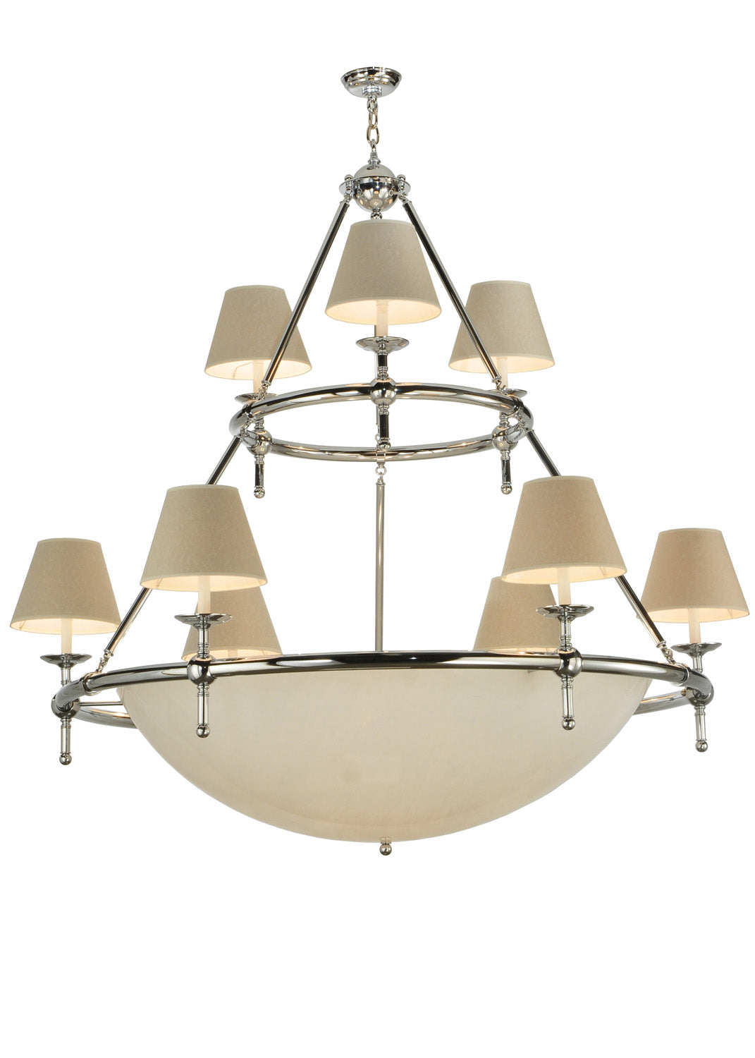 Meyda Tiffany Messina 125373 Chandelier Light - Chrome