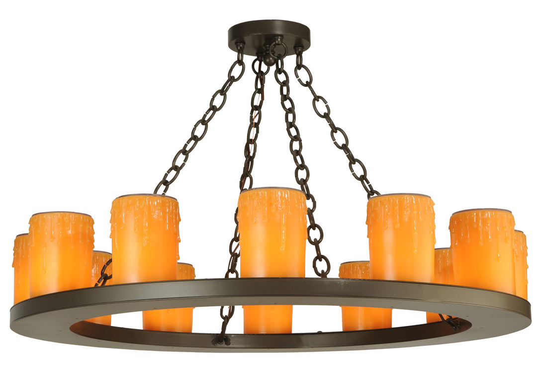 Meyda Tiffany Loxley 125431 Chandelier Light - Timeless Bronze