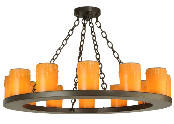 Meyda Tiffany Loxley 125431 Chandelier Light - Timeless Bronze