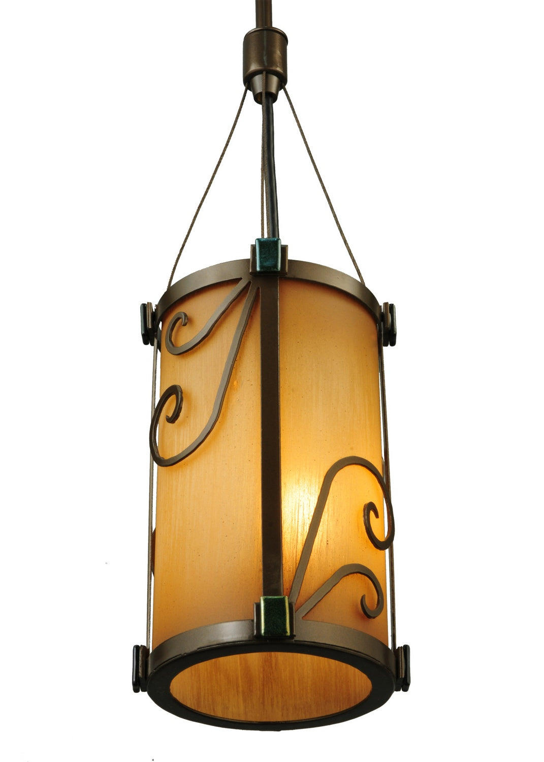 Meyda Tiffany Cilindro 125507 Pendant Light - Oil Rubbed Bronze