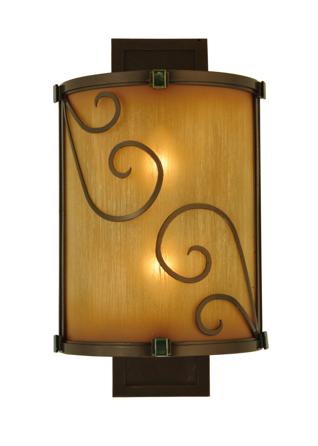 Meyda Tiffany Sorbonn 125509 Wall Light - Rust,Custom