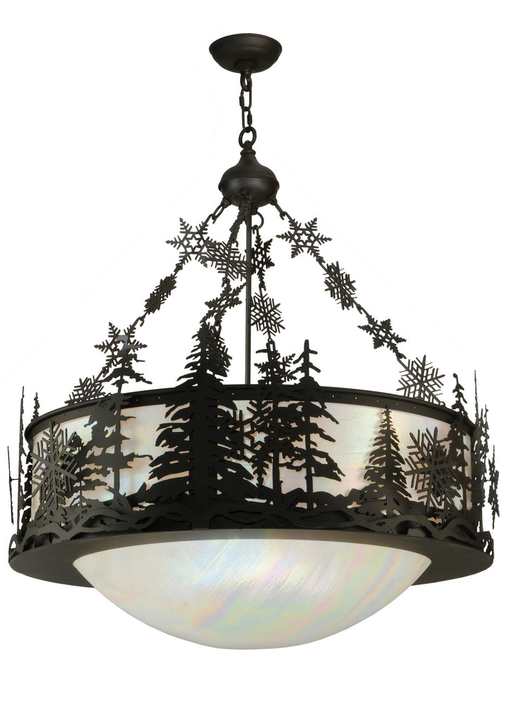 Meyda Tiffany Snowflake 125730 Pendant Light - Oil Rubbed Bronze