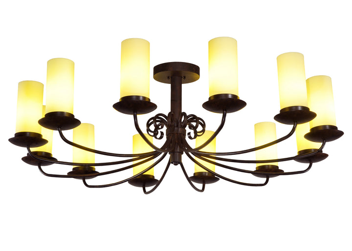 Meyda Tiffany Atria 126614 Chandelier Light - Antique Copper,Burnished Copper