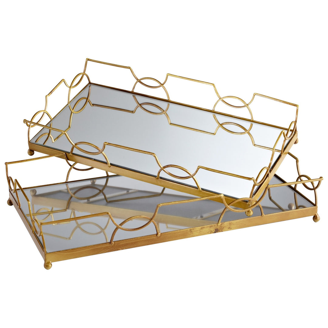Cyan 06218 Containers & Trays - Antique Gold