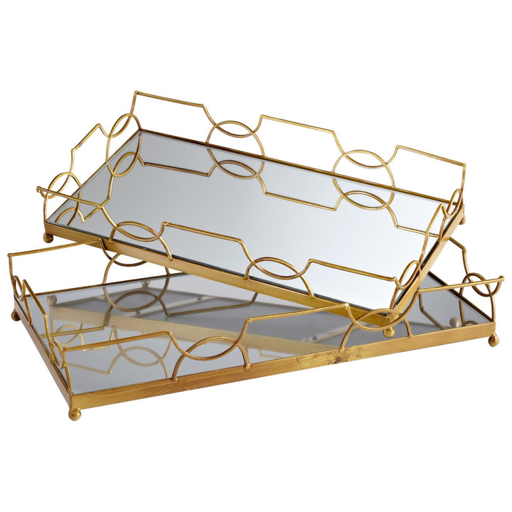 Cyan 06218 Containers & Trays - Antique Gold