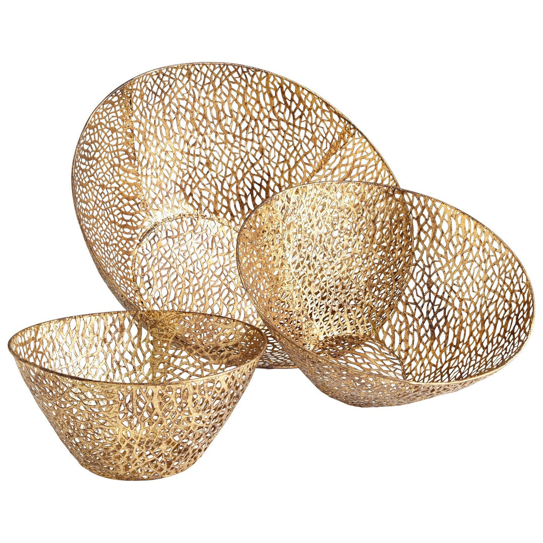 Cyan 06224 Bowls & Plates - Antique Gold
