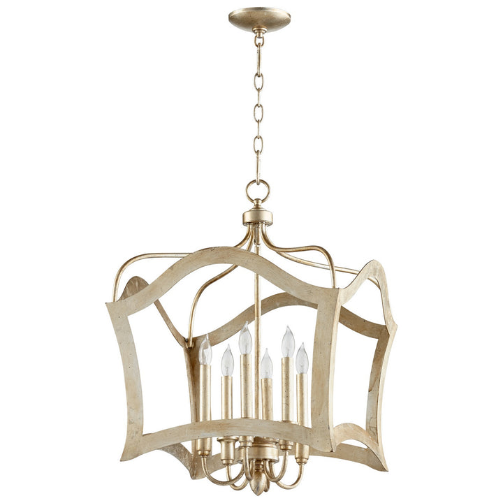 Cyan Design Milan 06581 Pendant Light - Aged Silver Leaf
