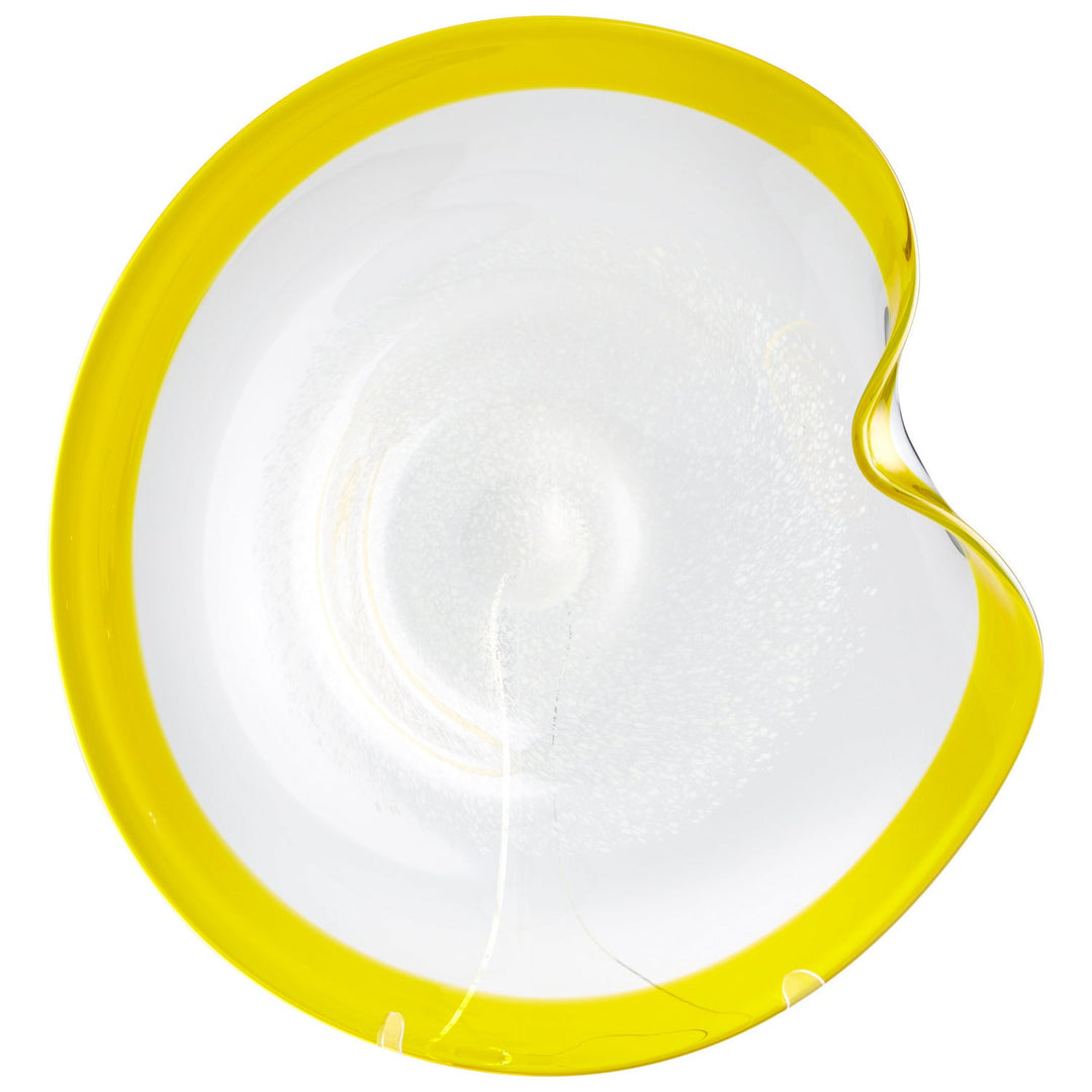 Cyan 06754 Bowls & Plates - Yellow And Clear