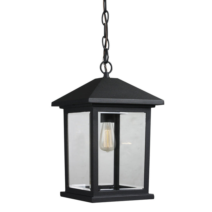 Z-Lite Lighting 531CHM-BK  Portland Outdoor Black