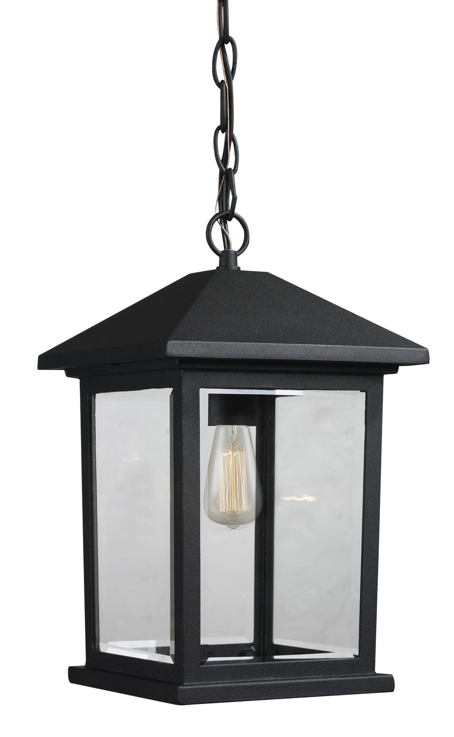 Z-Lite Lighting 531CHM-BK  Portland Outdoor Black
