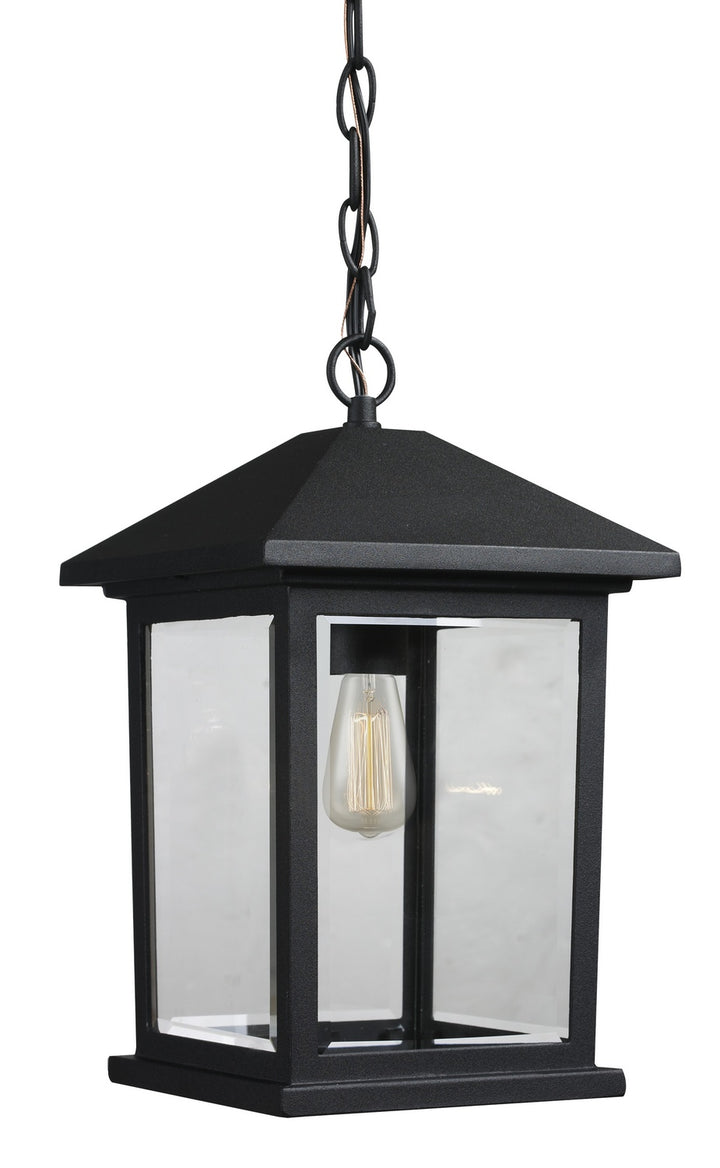 Z-Lite Lighting 531CHM-BK  Portland Outdoor Black