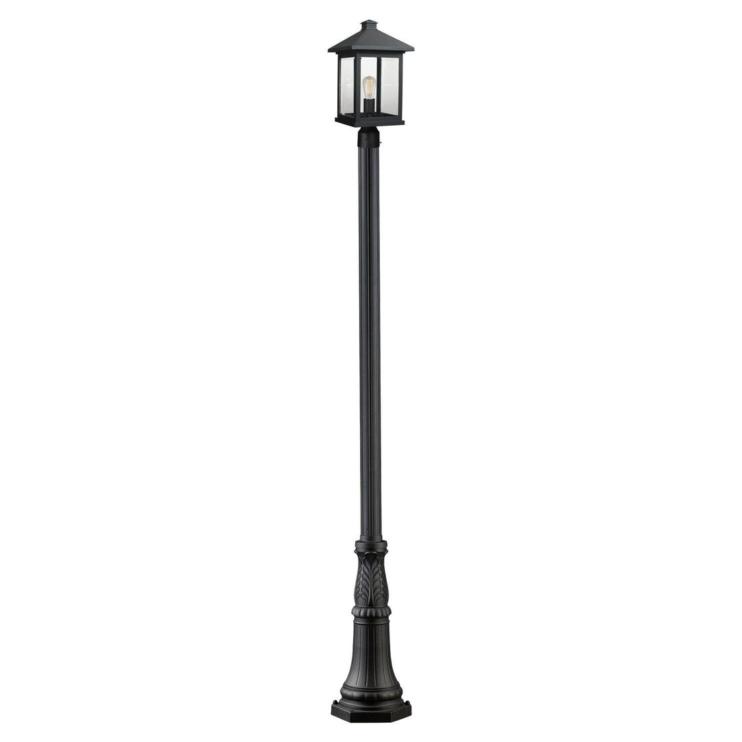 Z-Lite Lighting 531PHBR-518P-BK Modern Portland Outdoor Black