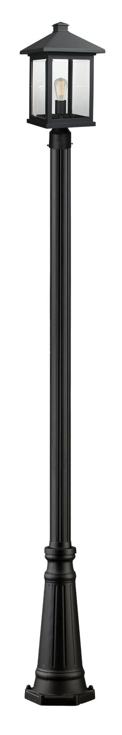 Z-Lite Lighting 531PHBR-519P-BK Modern Portland Outdoor Black