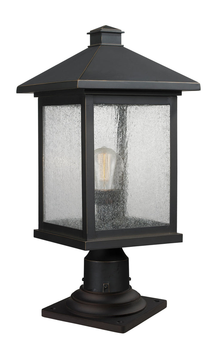 Z-Lite Lighting 531PHBR-533PM-ORB Modern Portland Outdoor Oil Rubbed Bronze