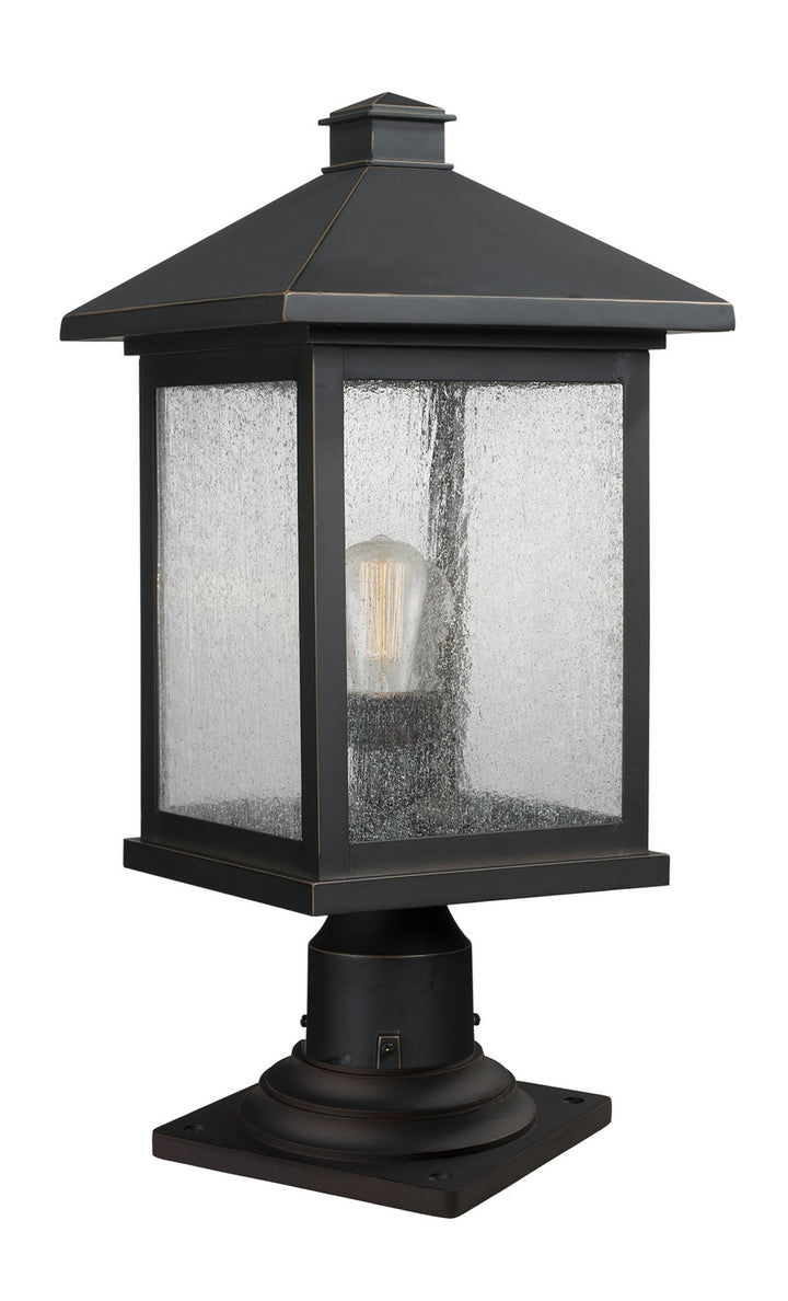 Z-Lite Lighting 531PHBR-533PM-ORB Modern Portland Outdoor Oil Rubbed Bronze