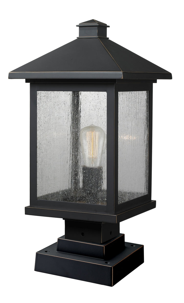 Z-Lite Lighting 531PHBS-SQPM-ORB Modern Portland Outdoor Oil Rubbed Bronze